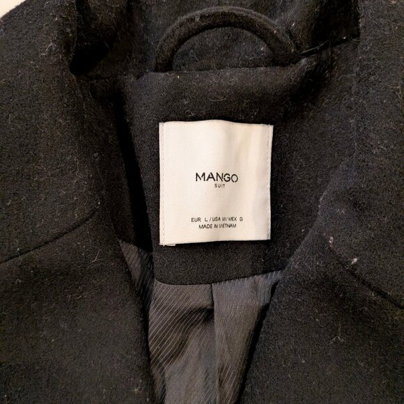 Mango Double Breasted Wool Admiral Coat- SZ M - Picture 4 of 6